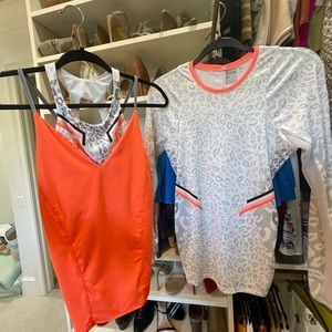 ••Lucky in Love tennis tops.•• Tank and long sleeve.